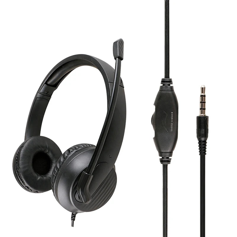 Custom Wired Headphones Noise Cancelling Hifi Earphones Headphones High Quality Headset Aviation Telephone Headsets with Mic