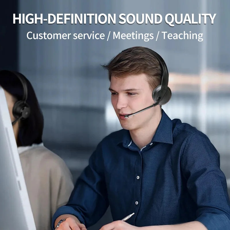 Custom Wired Headphones Noise Cancelling Hifi Earphones Headphones High Quality Headset Aviation Telephone Headsets with Mic